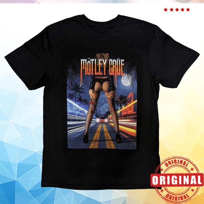Official Motley Crue Miami Shirt