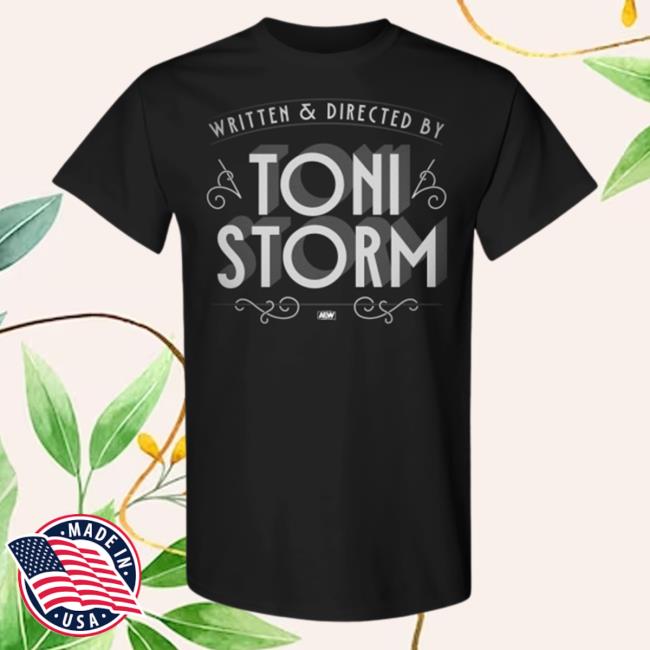Official Shopaew Merch Toni Storm Written And Directed Hooded Sweatshirt