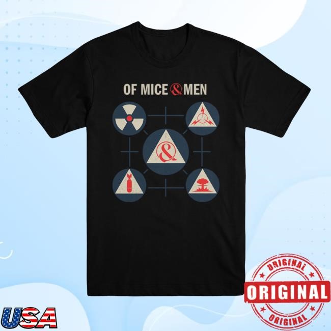 Black Emblems Tour New T-Shirt | Shop the Of Mice & Men Official Store
