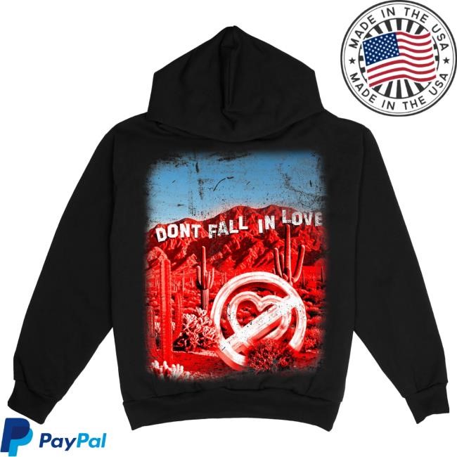 Don't Fall in Love Fest Festival Desert - Black S/S (Fest) Shirts Complex Merch Store Official