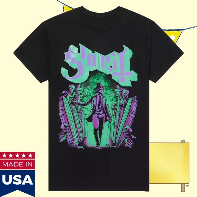 Official Ghost Papa V Perpetua Portal New Tee - Ghost