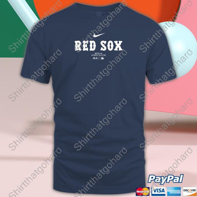 Jared Carrabis Boston Red Sox Authentic Therma Fleece Crew - Mens