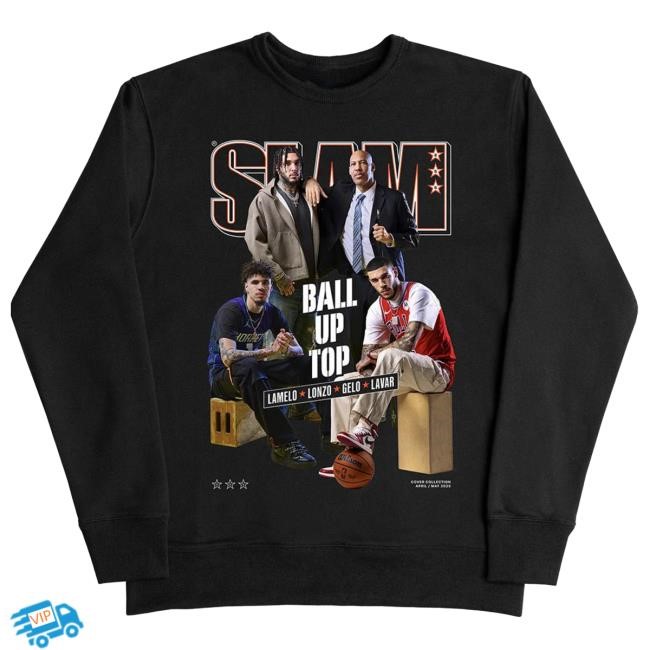 Hot Youth SLAM Cover Tee by Slam Goods NBA – LaMelo, Lonzo, LiAngelo, LaVar Edition