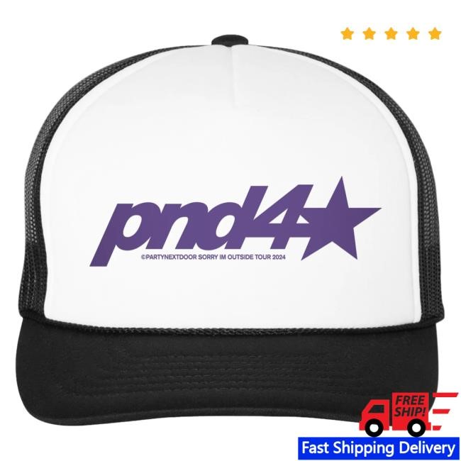 Official Partynextdoor Merch PND4 Trucker Hat