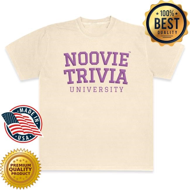 Official Super Yaki & Noovie Present: Noovie Trivia University Pullover Hoodie SuperYaki