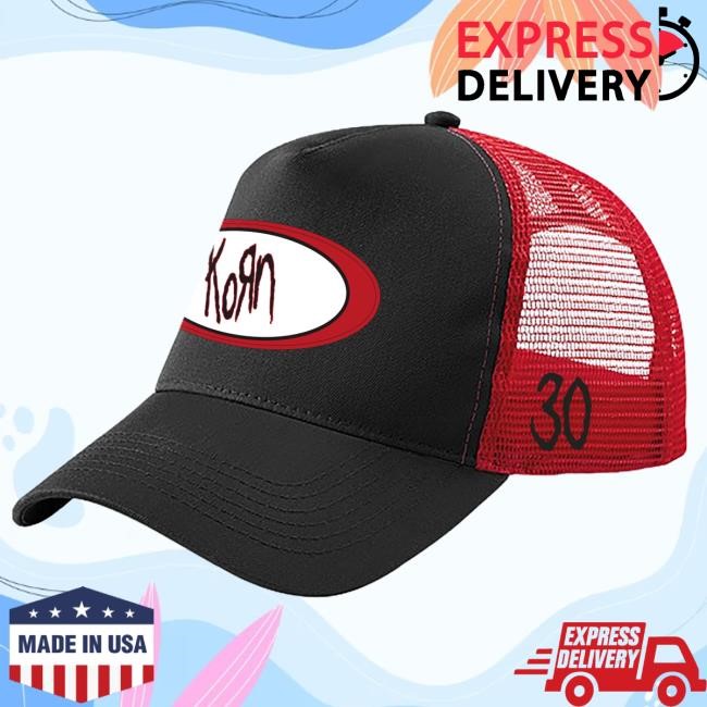 Official Korn Merch Store Korn 30 Trucker Hat Korn Clothing Shop Kornwebstore