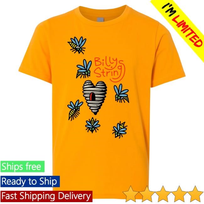Official Billy Strings Merch Store Shop Billy Strings Bees Attractive Shirt (Squishyeyes)