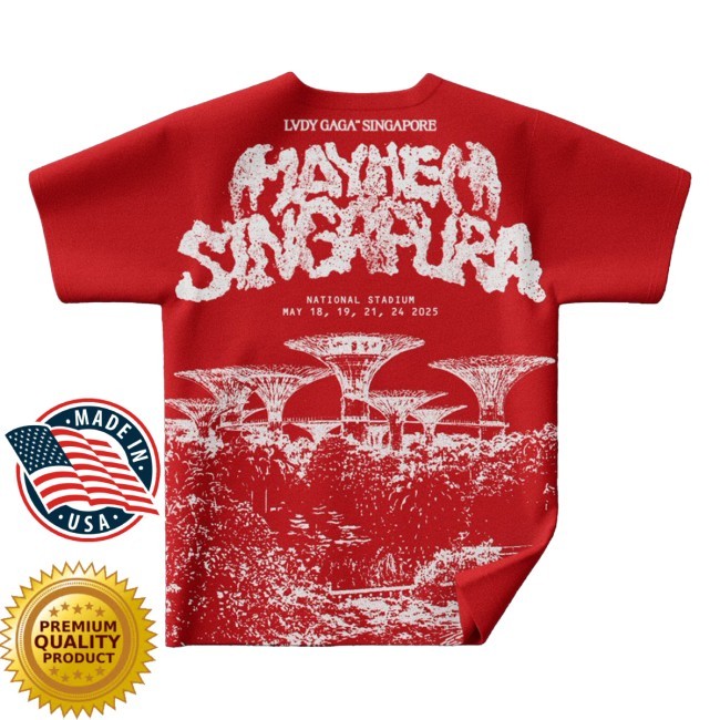 Lady Gaga - Mayhem Singapura T-Shirt New T-Shirt