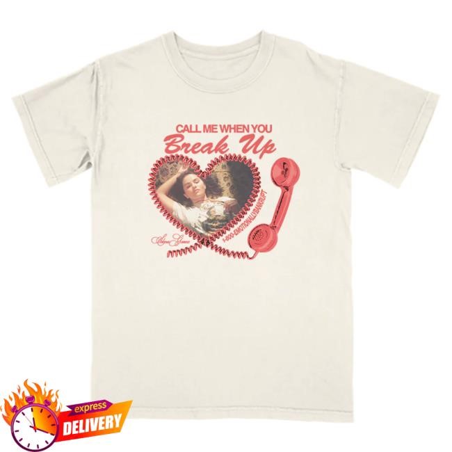 Official Selena Gomez Merch Store Shop Selena Gomez Call Me When You Break Up T-Shirts SelenaGomez