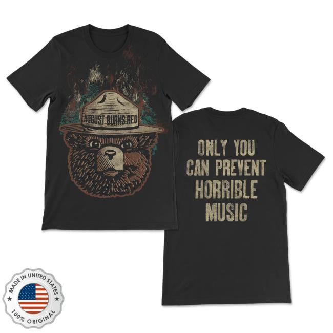 Smokey The Bear Throwback Shirt August Burns Red Official Merch