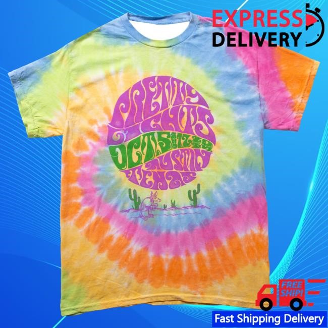 Official Pretty Lights Merch Store Austin TX Tie-Dye 2024 Tee
