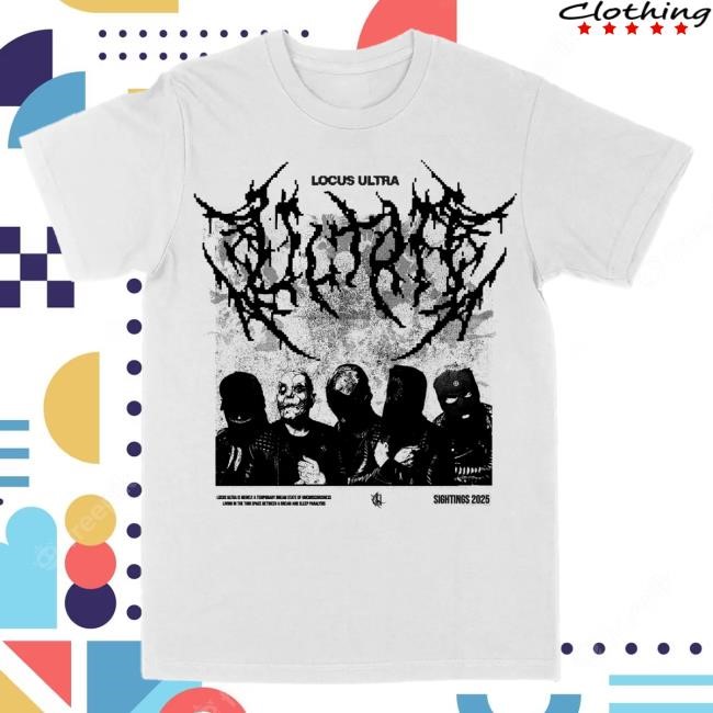 Official Underoath Pixel White Shirt