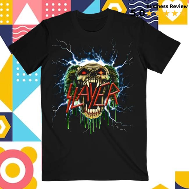 Slayer Clothing Store Shop Merch Electric Demon Shirt 2023