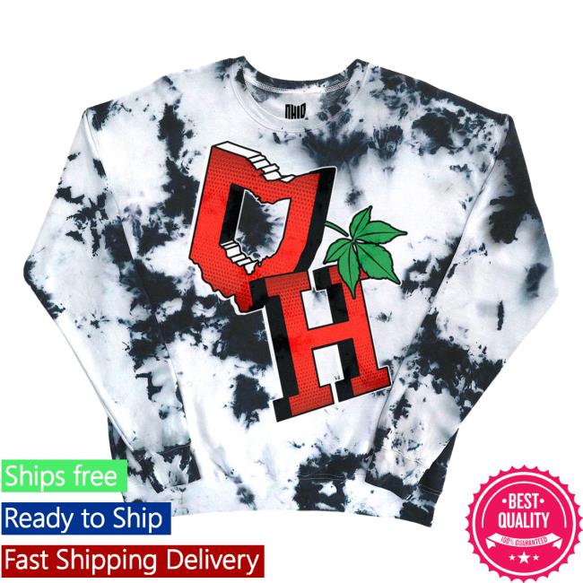 Official Ohio Clothing Shop 3D Ohio Tie Dye Sweatshirts