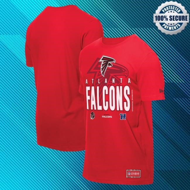 Official NFL Merch Men's Atlanta Falcons New Era Red 2025 NFL Training Camp Hot Shirt ArizonaCardinals