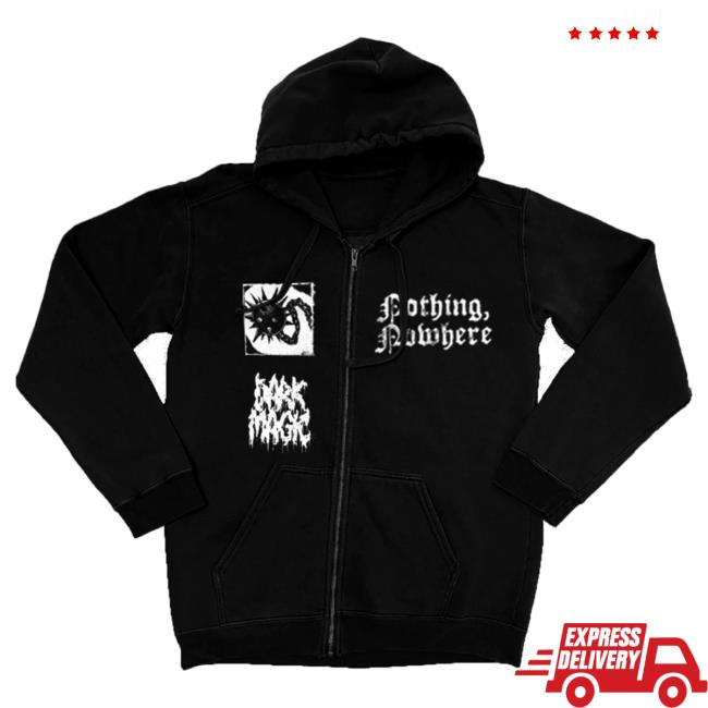 Official Nothing Nowhere Merch Shop Dark Magic Zip Up Hoodie
