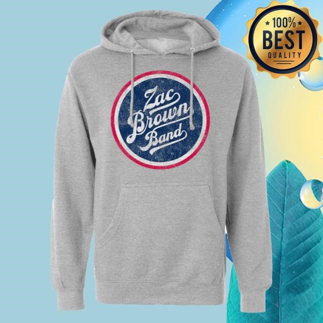 Official Zac Brown Band Merch Classic ZBB Grey Hood