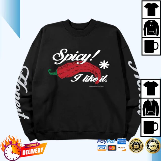 Justin Bieber Spicy X Brooklyn Black Crewneck