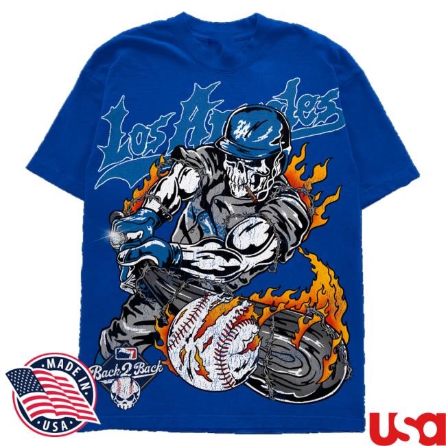 Official Warren Lotas Merch Shop Back 2 Back - Blue Tee