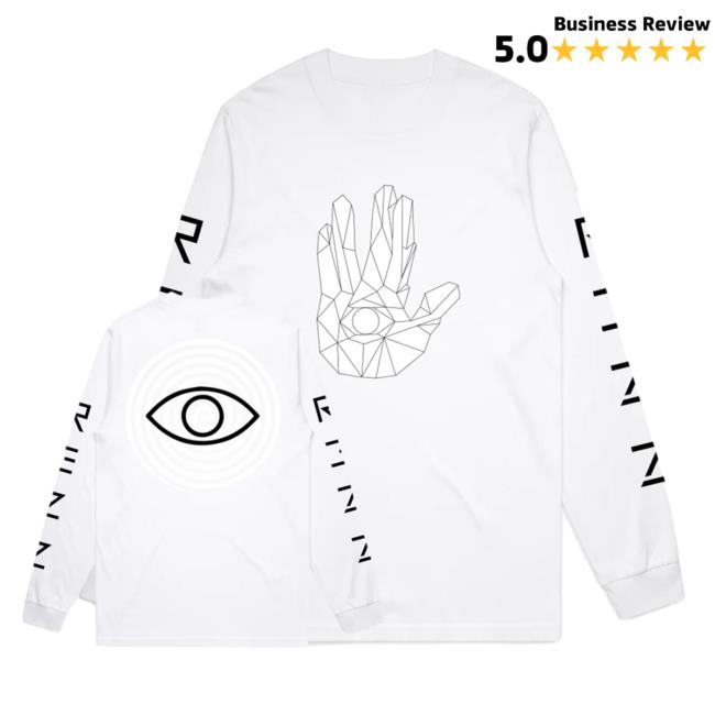 Official Rezz - Crystal Palm - White Long Sleeve New Shirt