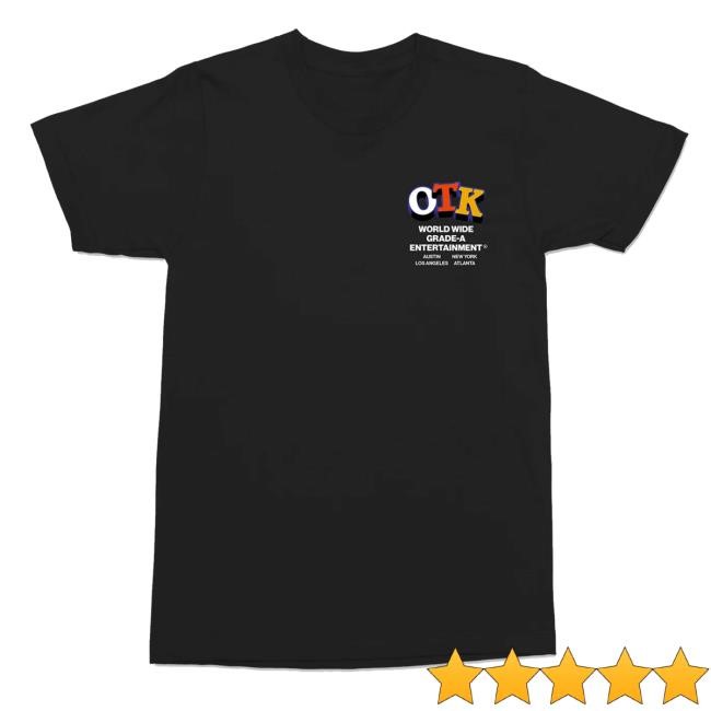 Otk Official Merch Store Worldwide Retro Shirt Black Otk Clothing Shop Otk Collection