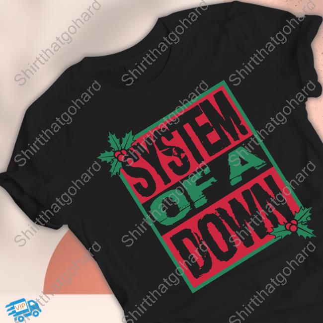System Of A Down Holiday Logo Long Sleeved T Shirt