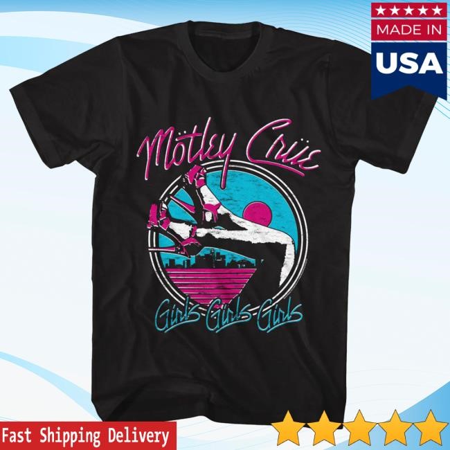 Official Rockabilia Merch Store Motley Crue Girls Legs T Shirt