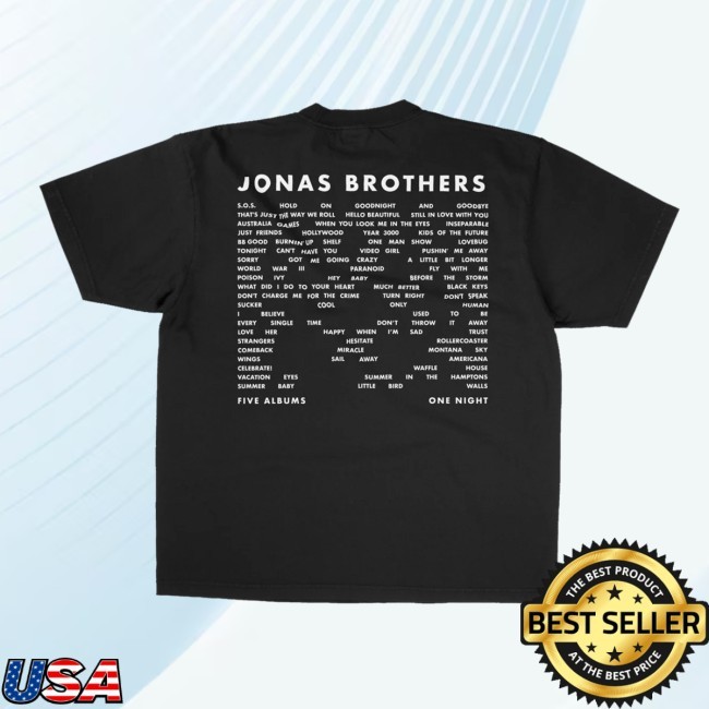 The Tracklist Shirt Jonas Brothers Merch Shop