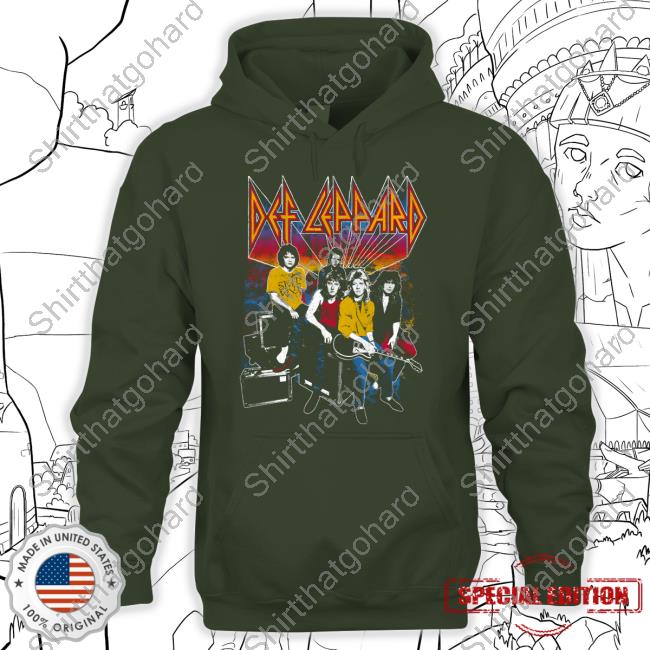 Def Leppard Merch Road Case Long Sleeved T Shirt