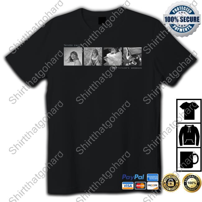 Official Taylor Swift Store 1989 Taylor's Version Charcoal Photo Tee