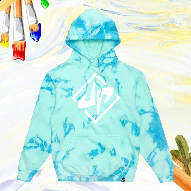Official Dude Perfect Merch Store Legacy Tie Dye Hoodie Blue Crystal Tie-Dye DudePerfect Apparel Clothing Shop