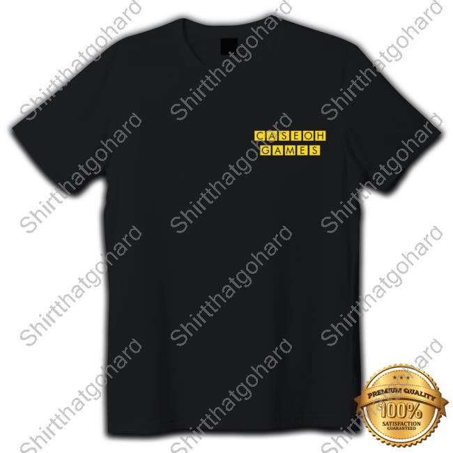 Official Caseoh Caseoh Games Wh Logo T-Shirt