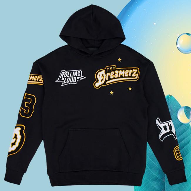 Official Overtime Tv Merch Store Apparel Clothing Shop Over Time Yng Dreamerz X Rolling Loud Hoodie Crewneck