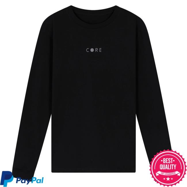 Official Tomorrowland Merch Core Blur Icon LS T Shirt Black