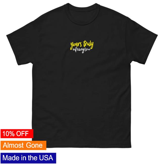 Yours Truly Afterglow Logo Shirt