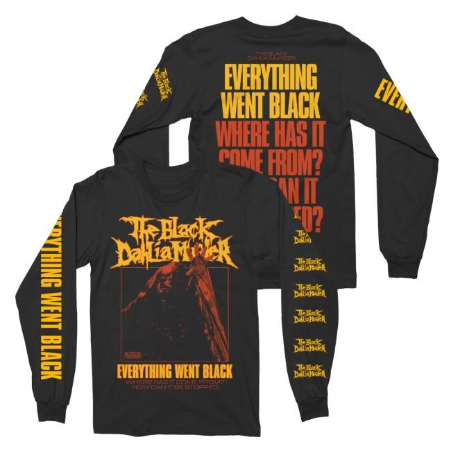 Official Night Shift Merch Store Shop The Black Dahlia Murder - Everything Went Black L/S Tee Nightshift Merch