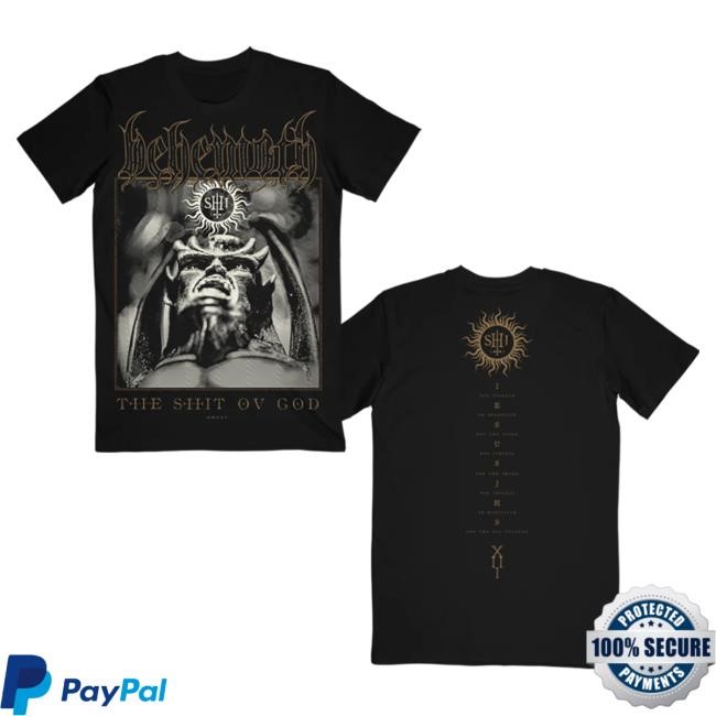 Official Behemoth Merch Store Behemoth The Shit Ov God Cover Top Shirt