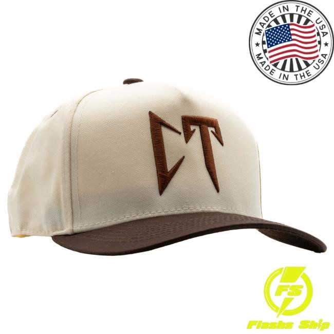 Official Edicion Especial Merch Store Corridos Tumbados CT Cap (Khaki/Brown)
