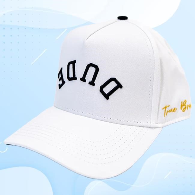 Original White Black The DUDE Hat By Dude Perfect Versatile Two Tone The DUDE Hat Dude Perfect Apparel