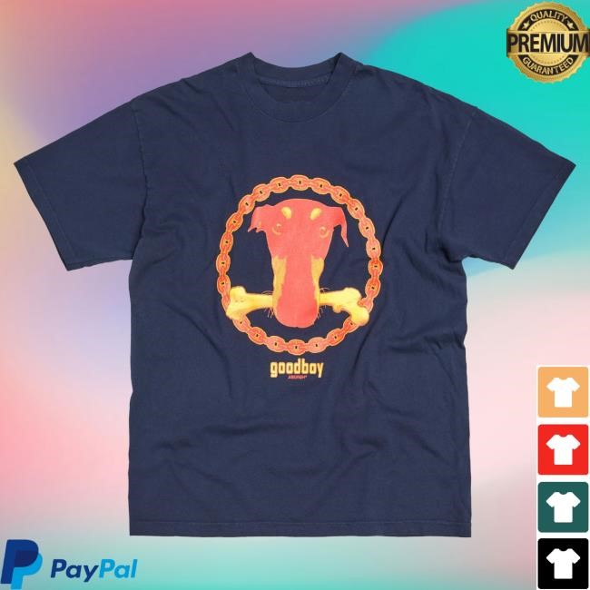 Official Jiberish Clothing Merch Good Boy Popover Shirt Navy