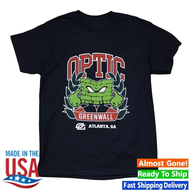 Official OpTic Texas Merch City Colors Atlanta Tee Shirt