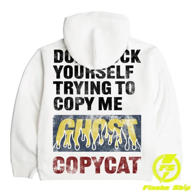 Official Ghost Racing Clothing Ghost Copycat Zip Up - White Hood