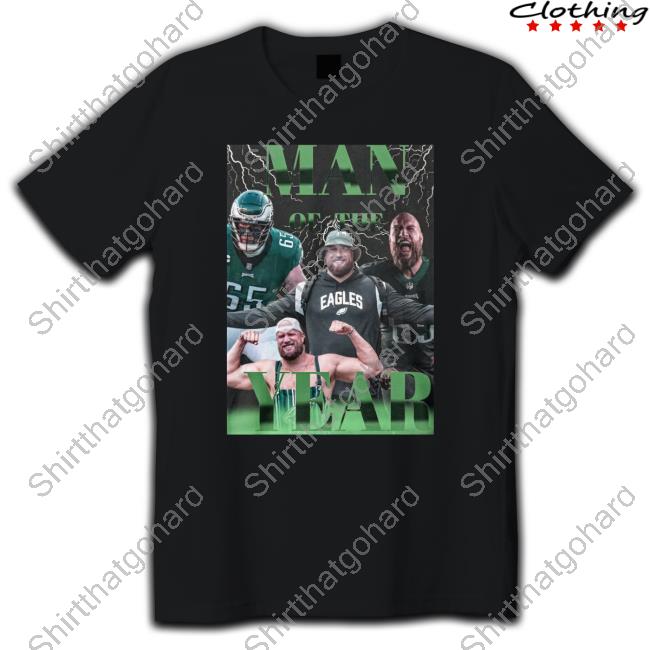 Official Philadelphia Eagles Lane Johnson Man Of The Year T Shirt