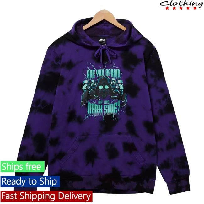 Boxlunch Clothing Store Shop Merch Star Wars Dark Side Tie Dye Hoodie Box Lunch Apparel