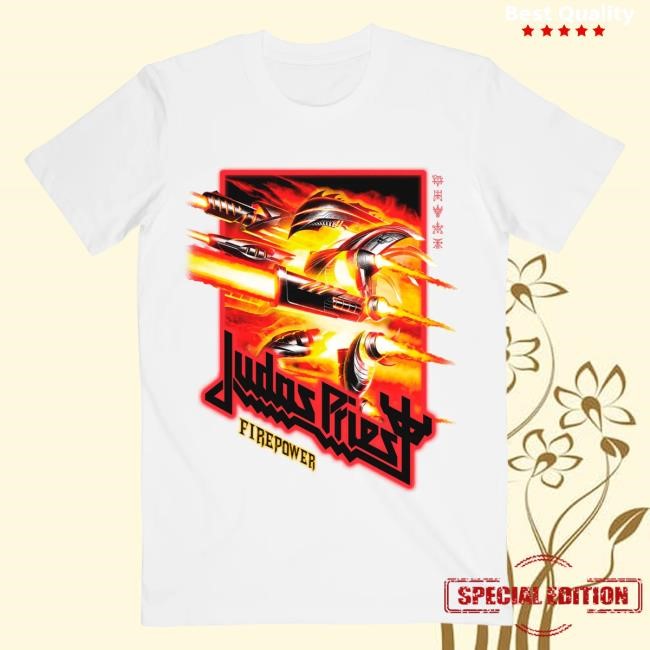 Official Judas Priest Firepower Figures Popover Shirt