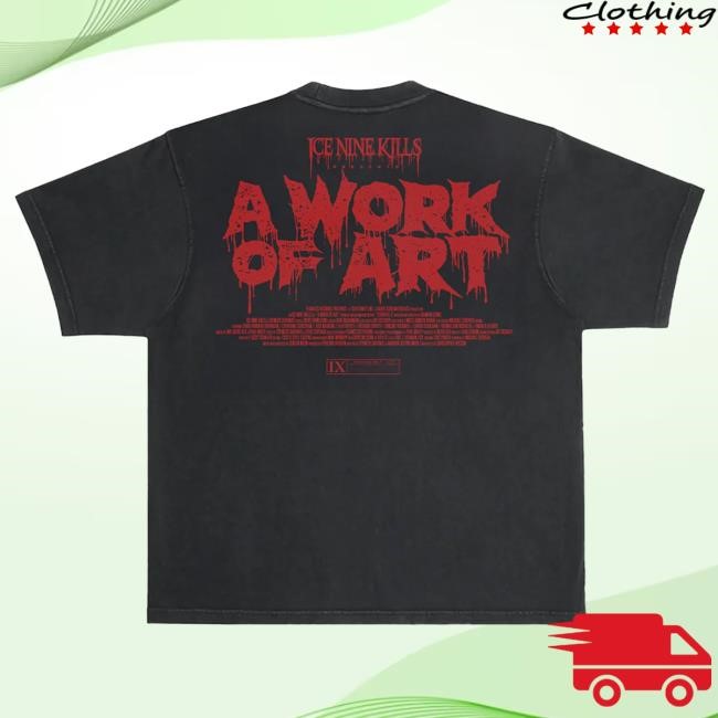 Official Ice Nine Kills Merch Store A Work Of Art Vintage Popover Shirt Ink Merch IceNineKills