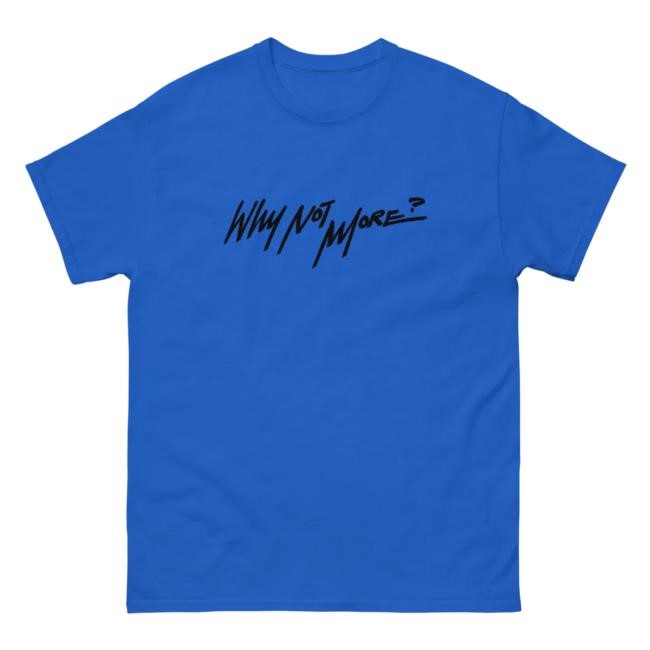 Coco Jones Why Not More? Shirt on Blue