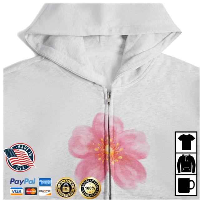 Official Mandysmerch.Com Gray Zip-Up Hoody
