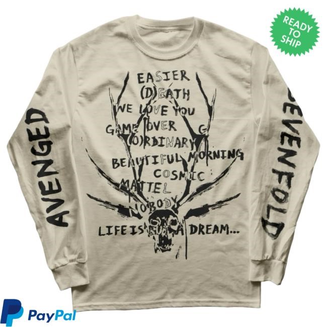 Official Avenged Sevenfold Merch Store A7x World He Who Cannot Be Named - Long Sleeve Top Shirt AvengedSevenfold