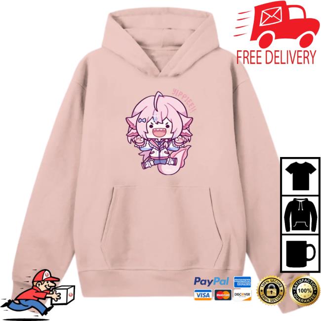 Official Uwumarket Elio Axolotl Attractive Hoodie(Pink) Uwu Market